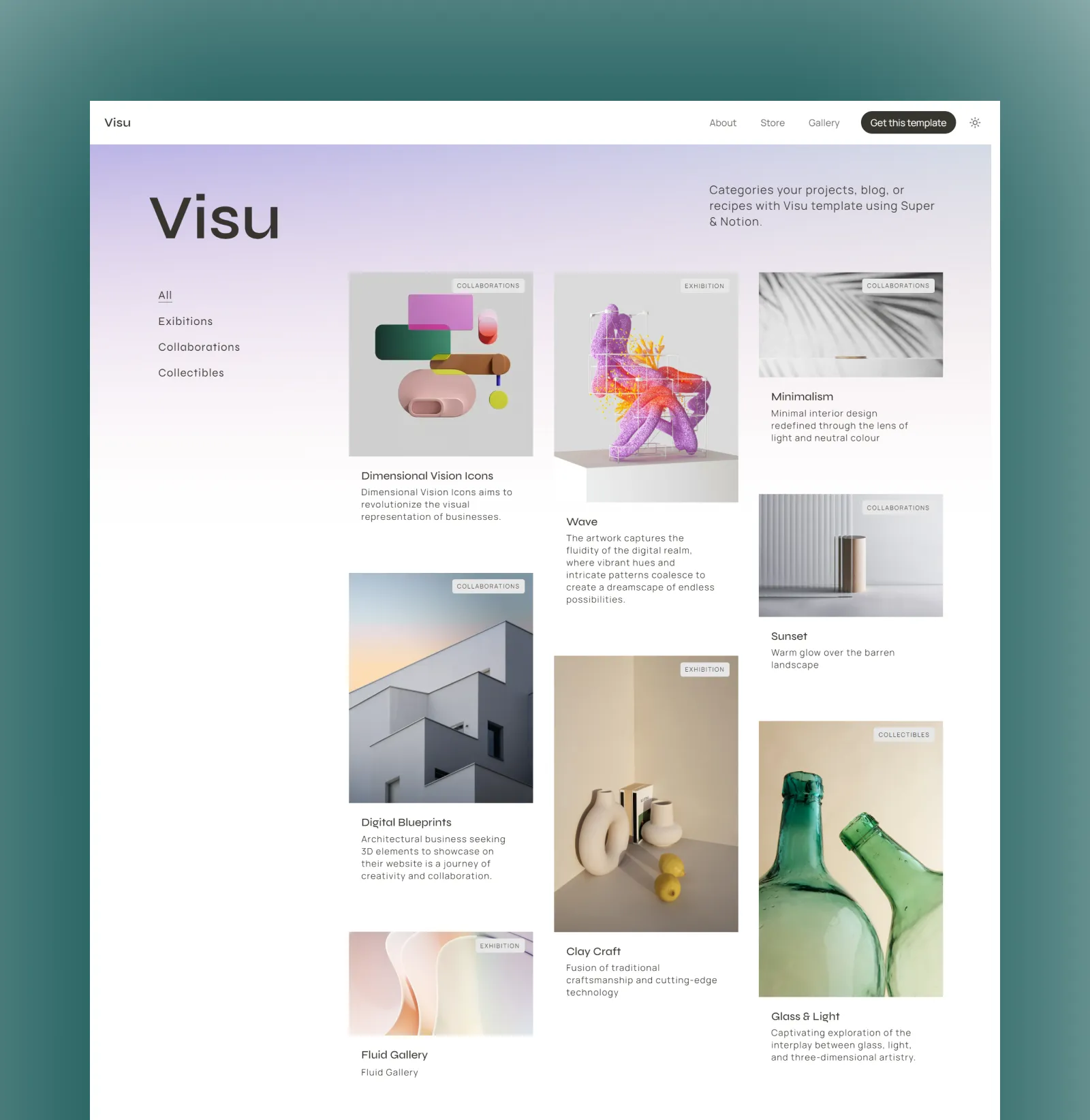 visu powered by Super and Notion